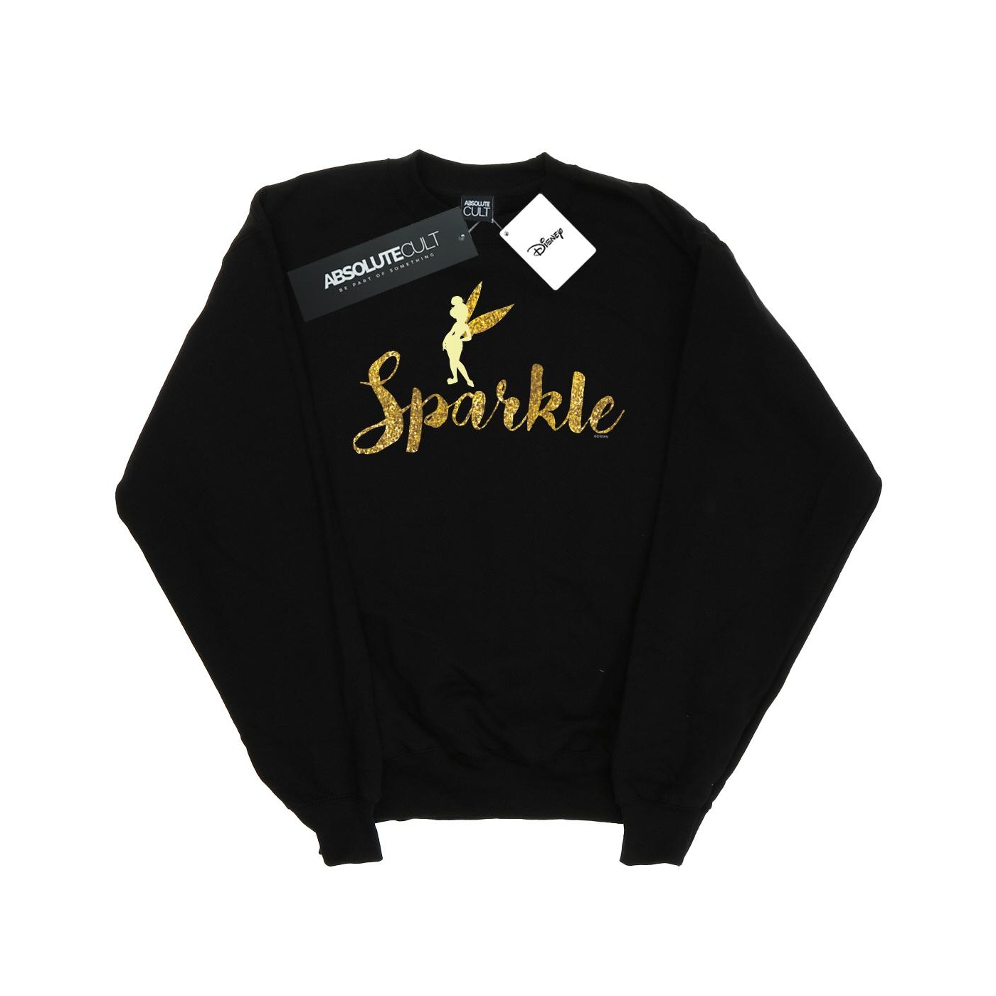 Thumbnail - Disney - "Princess Tinker Bell Sparkle Time" Sweatshirt für Mädchen (Schwarz)