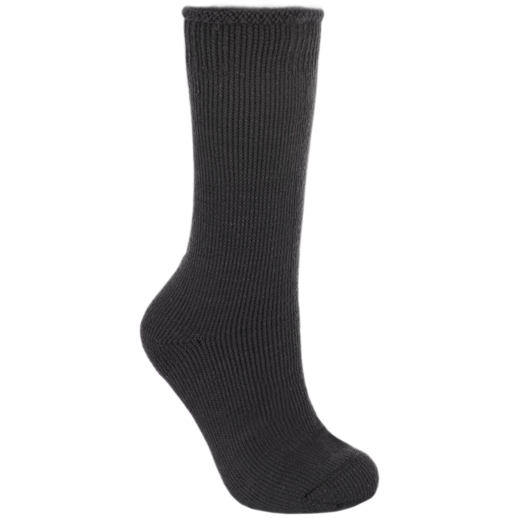 Trespass Mens Togged Thermal Ski Socks - Black - Size Uk 7