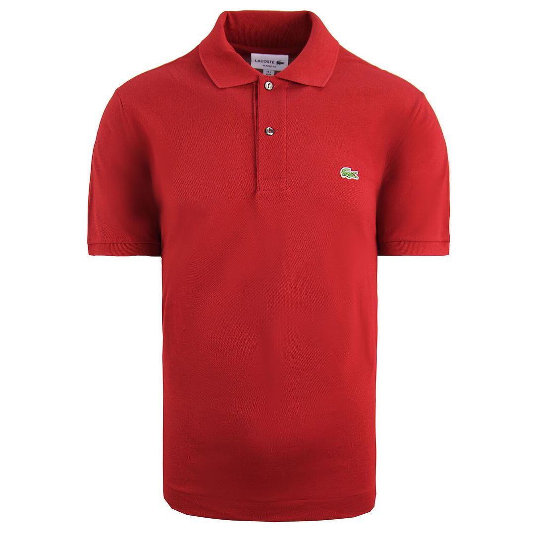 Thumbnail - Lacoste Classic Fit Herren Red Polo -Hemd