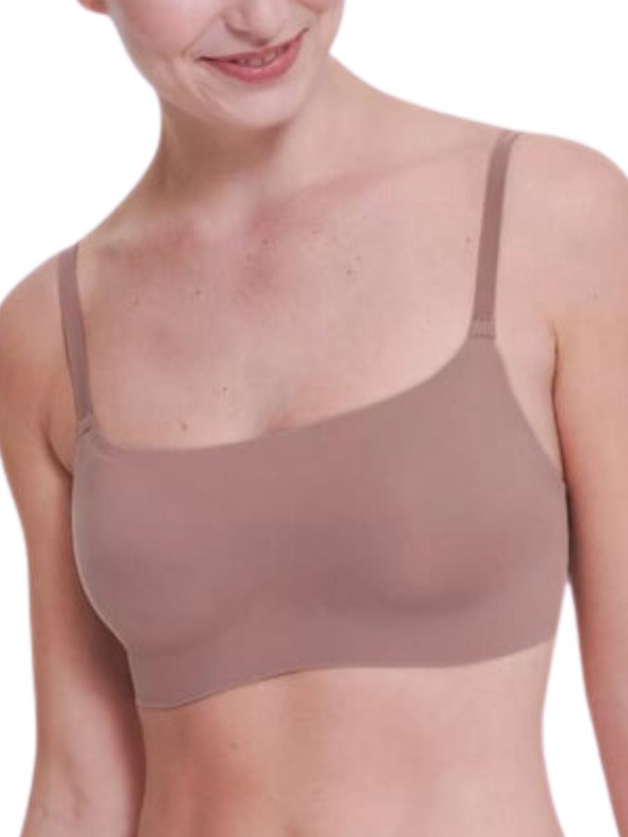 Sloggi Womens Zero Feel 2.0 Ultra Bra - Pink Polyamide - Size Medium