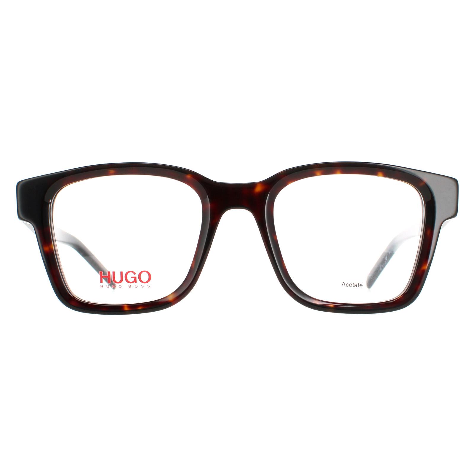 Hugo Boss Mens Square Unisex Havana 1158 - Brown - One Size