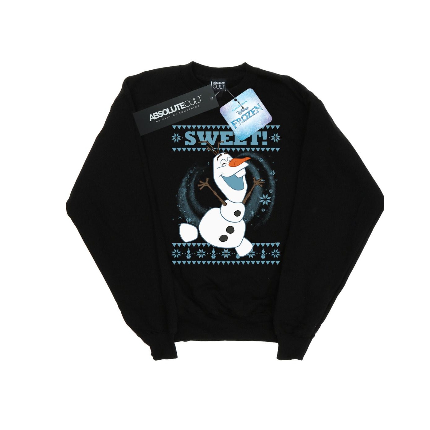 Disney - "Frozen Olaf Sweet Christmas" Sweatshirt für Damen (Schwarz)