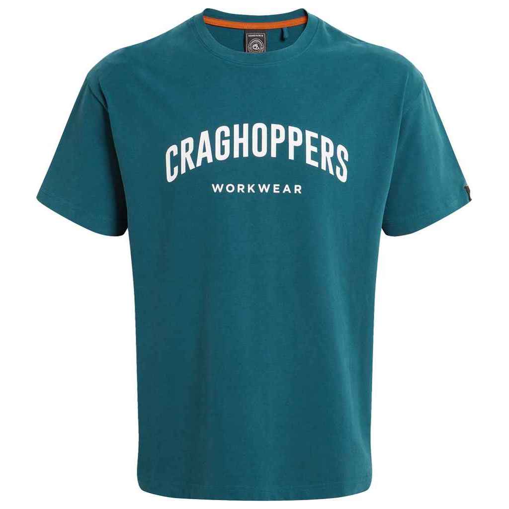 Thumbnail - Craghoppers - "Batley" T-Shirt für Herren - Arbeit (Dunkles Ägäisblau)