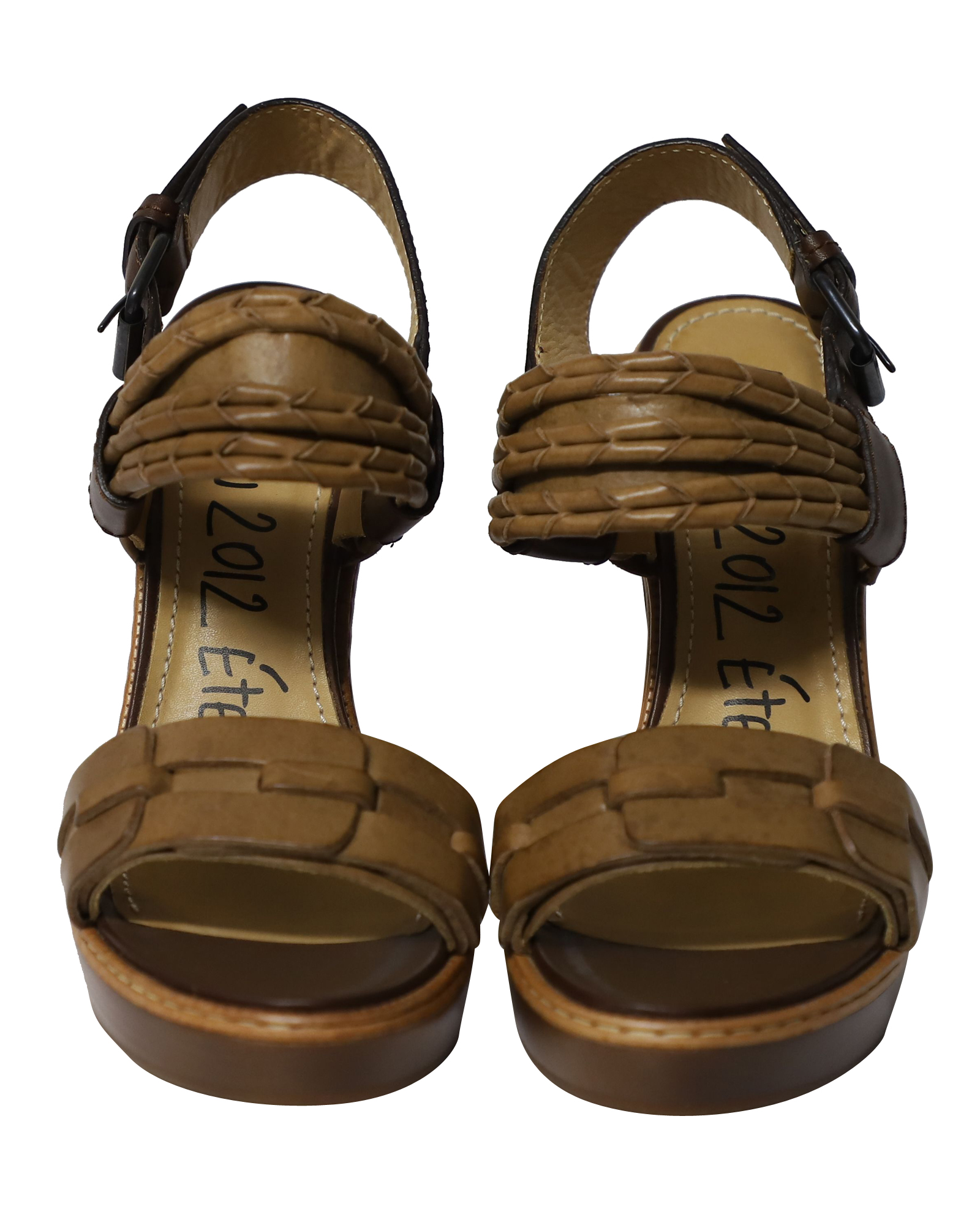 Lanvin Pre-owned Lanvin Träklackar i Brunt Läder pumps dam – bild 2