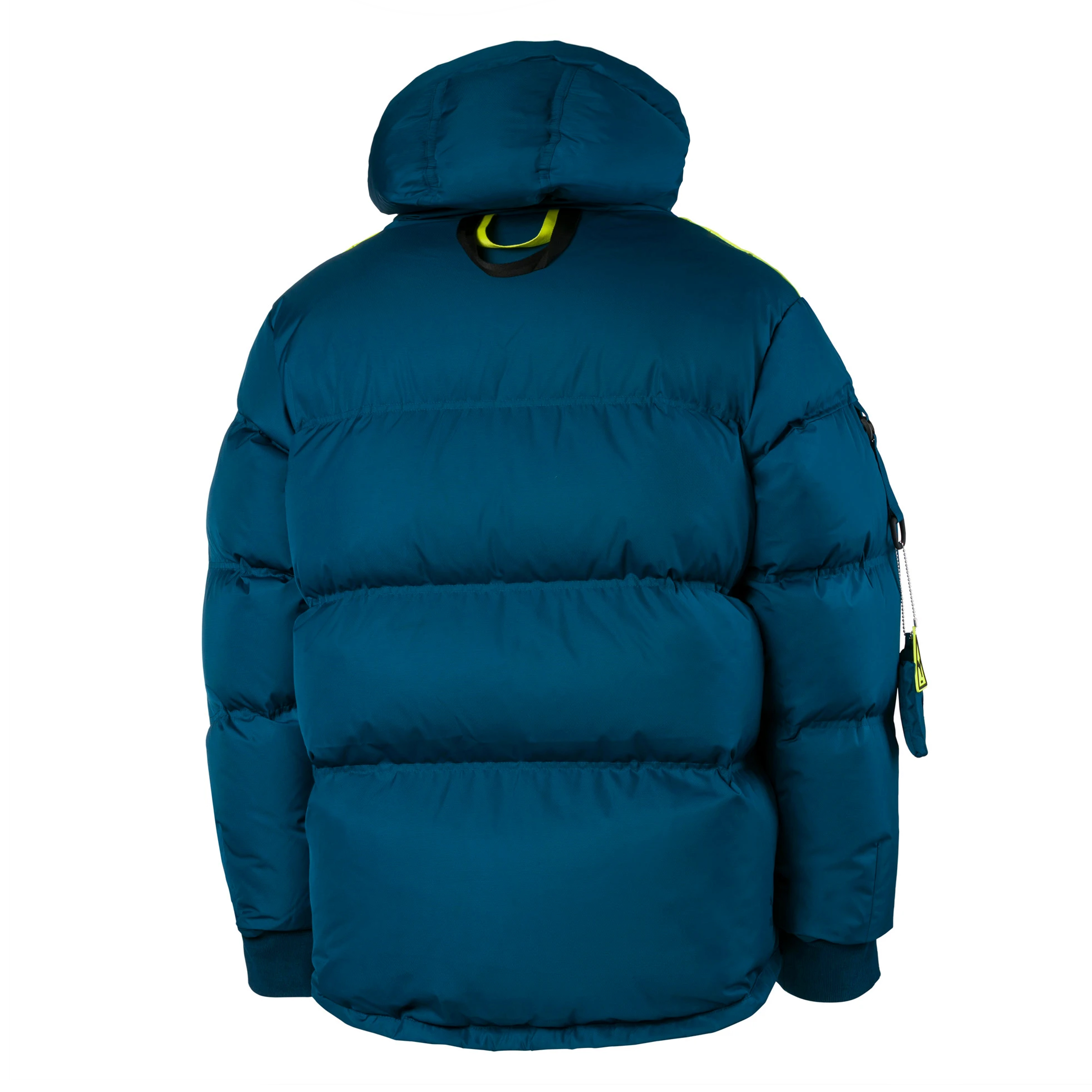 Puma x Ader Error Down Puffer Jacka Hooded Jacka Blå Herrar – bild 2