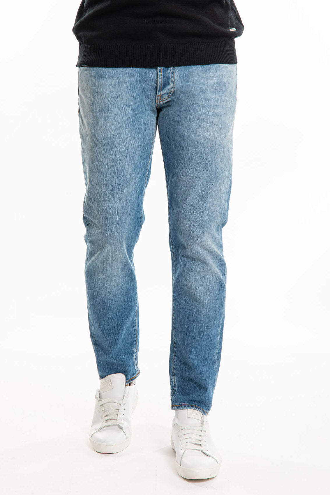 Takeshy Kurosawa Jeans Essential Blå för män herr – bild 2