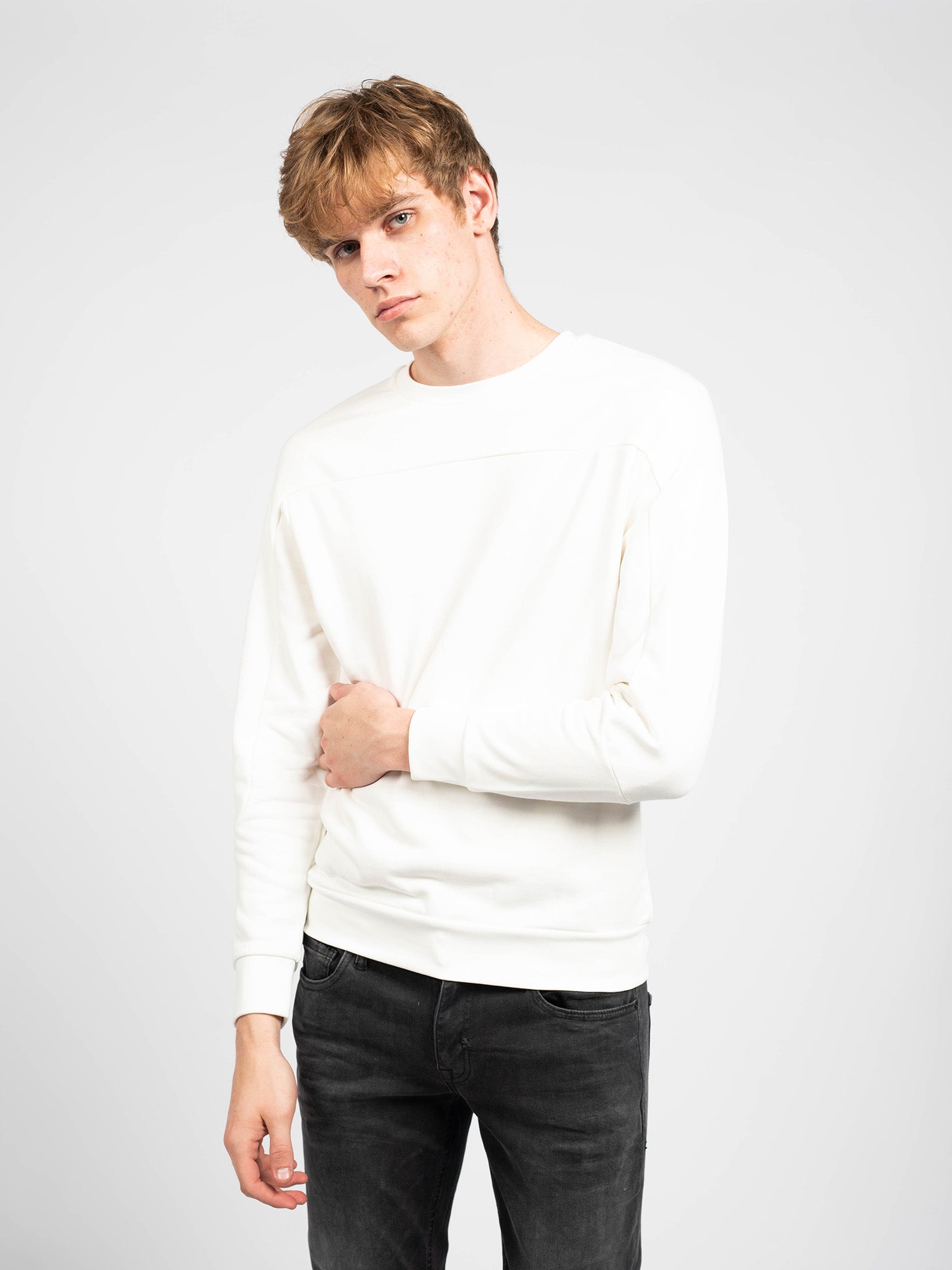 Antony Morato Sweatshirt Off-White för män herr – bild 2