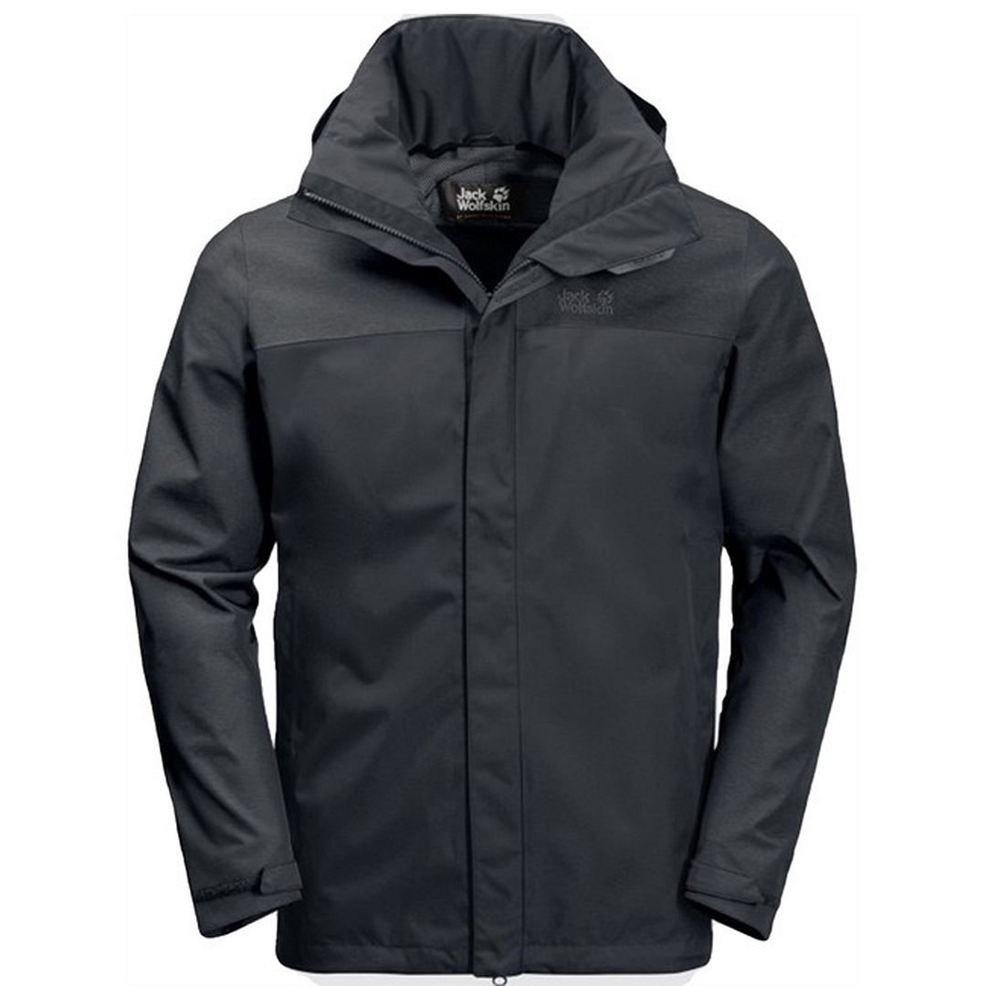 Thumbnail - Jack Wolfskin Tech Lab 3L Mens Black Jacke