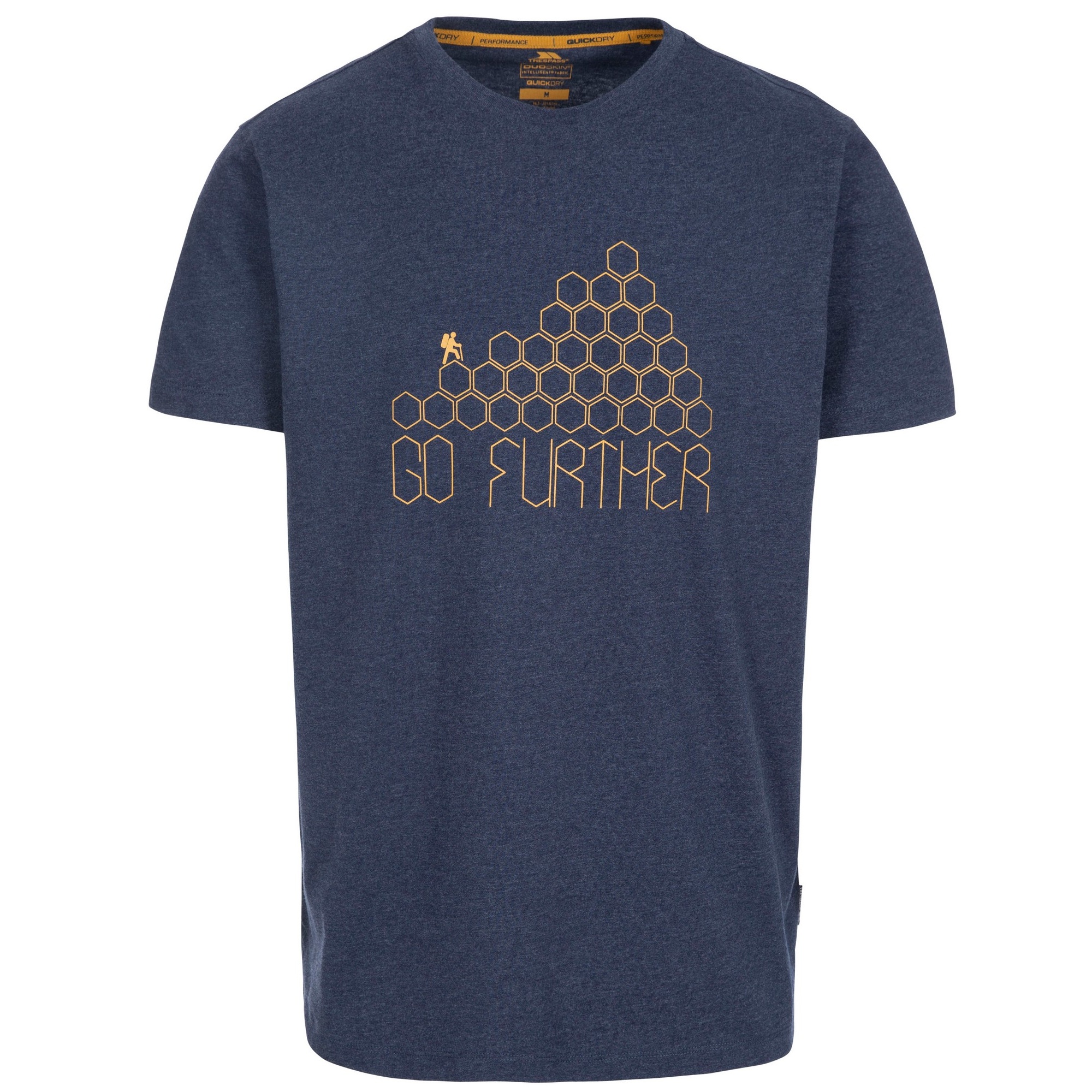 Thumbnail - Trespass Herren Buzzinley T-Shirt (Marine Mergel)