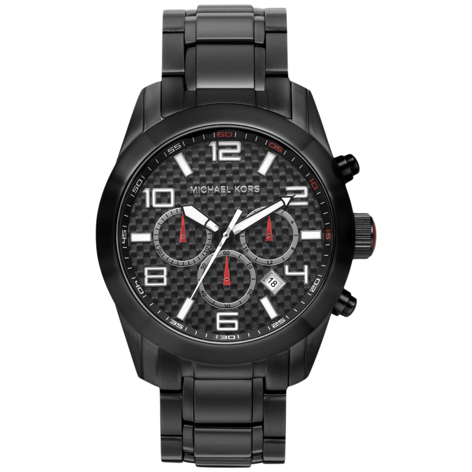Thumbnail - Michael Kors Unisex-Uhr Quartz Schwarz