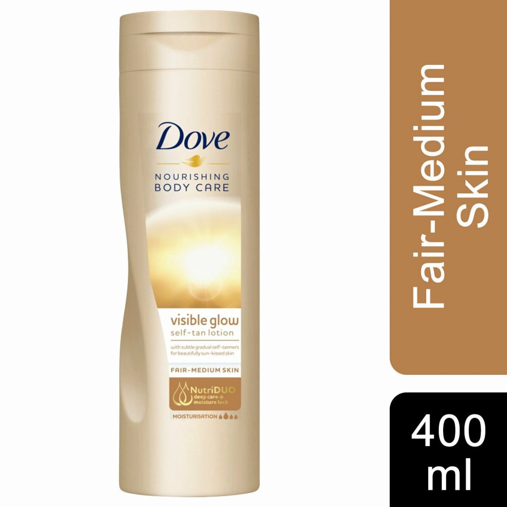 Thumbnail - Dove Visible Glow Selbstbräunungs-Lotion Fair bis Medium 400ml
