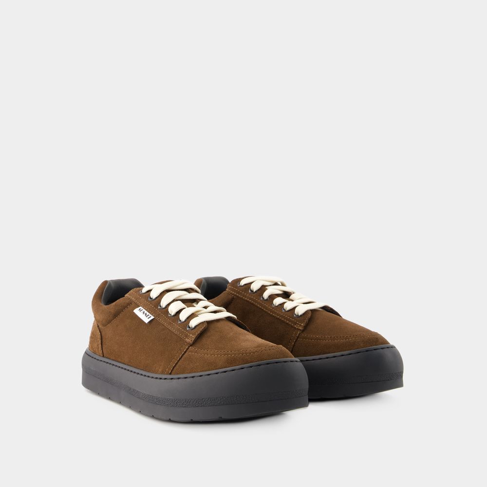 Sunnei Sneakers Dreamy Läder Choklad herr – bild 2