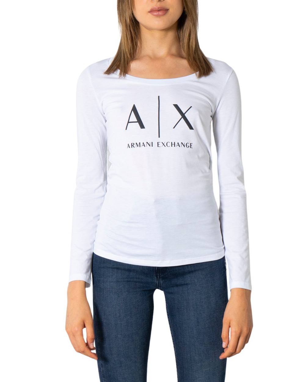 Thumbnail - Armani Exchange Damen Weißes T-Shirt