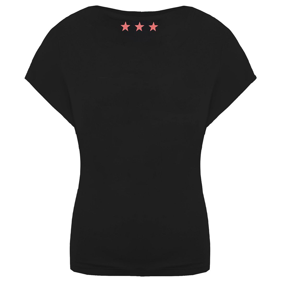 Supra Kortärmad Rund Hals Svart Dam All Caps T-shirt 192225 010 – bild 2