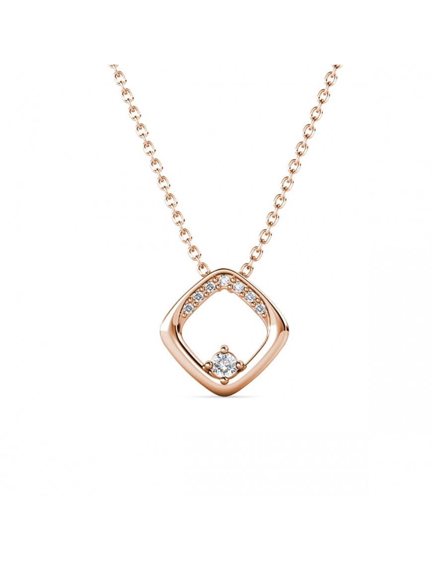 Thumbnail - Adelise Anhänger - Roségold und Silber