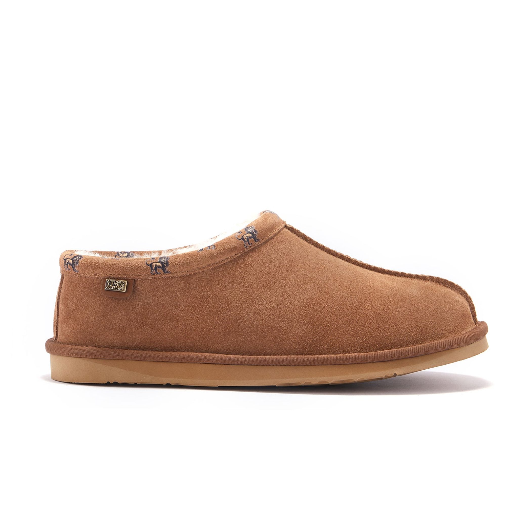 Kastanienbraune Outback-Hausschuhe für Herren