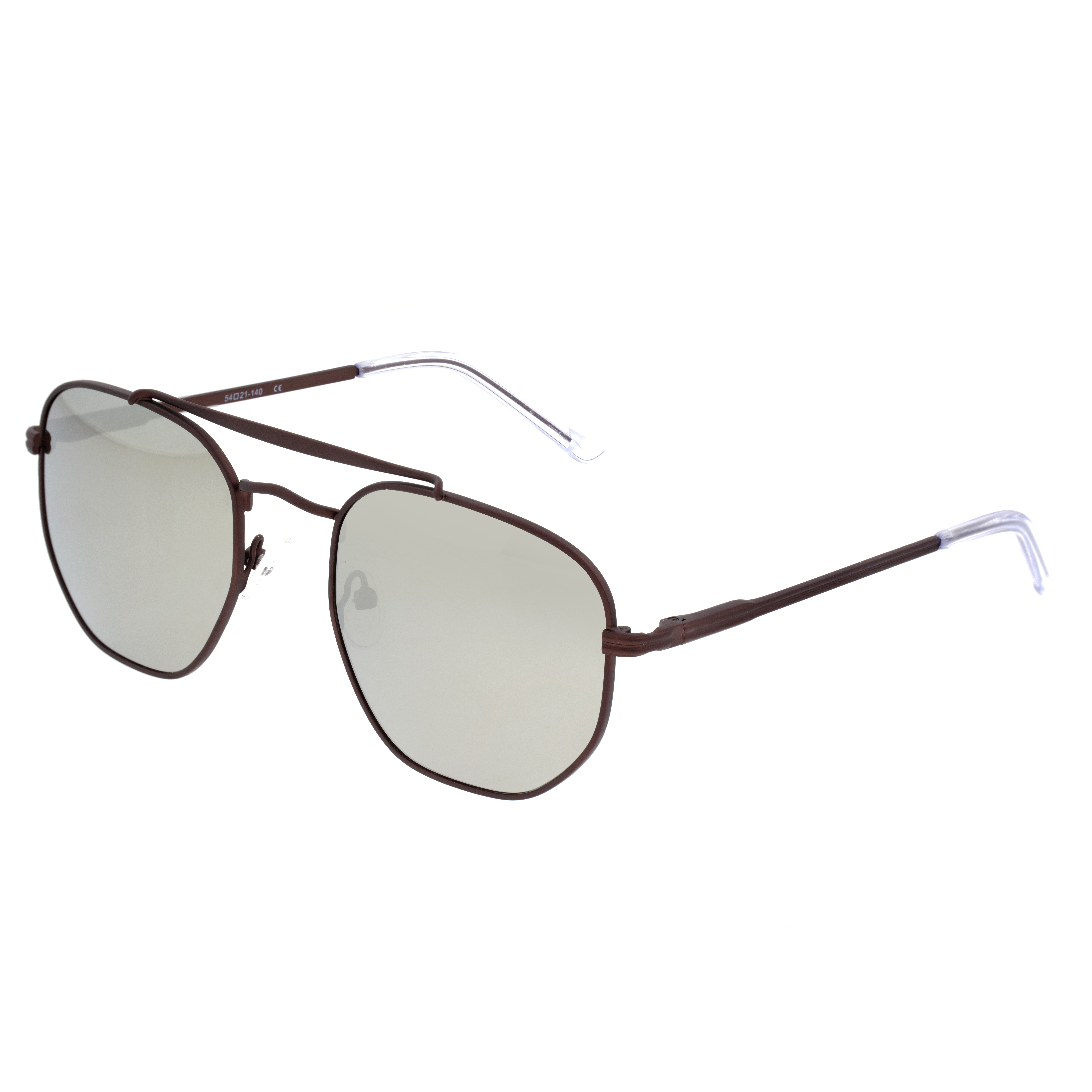 Sixty One Unisex Lightweight Stockton Polarized Sunglasses - Brown NA - One Size