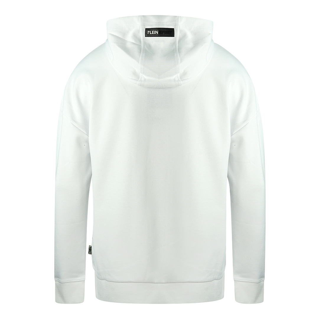 Philipp Plein Sport Utrustning Logotyp Vit Huvtröja 2