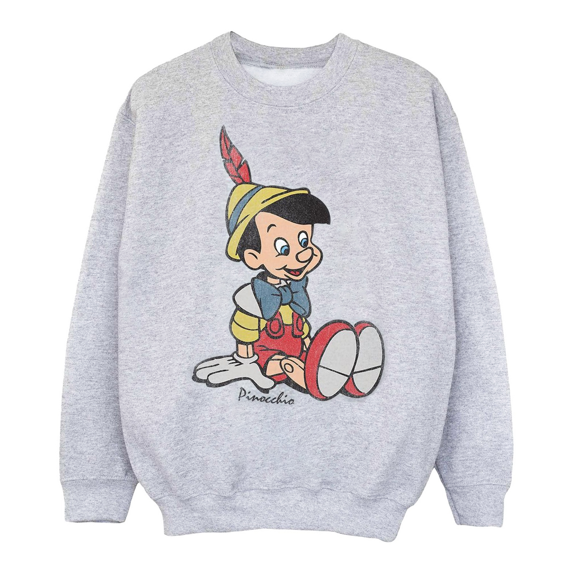 Disney - "Pinocchio Classic Pinocchio" Sweatshirt für Jungen (Grau)