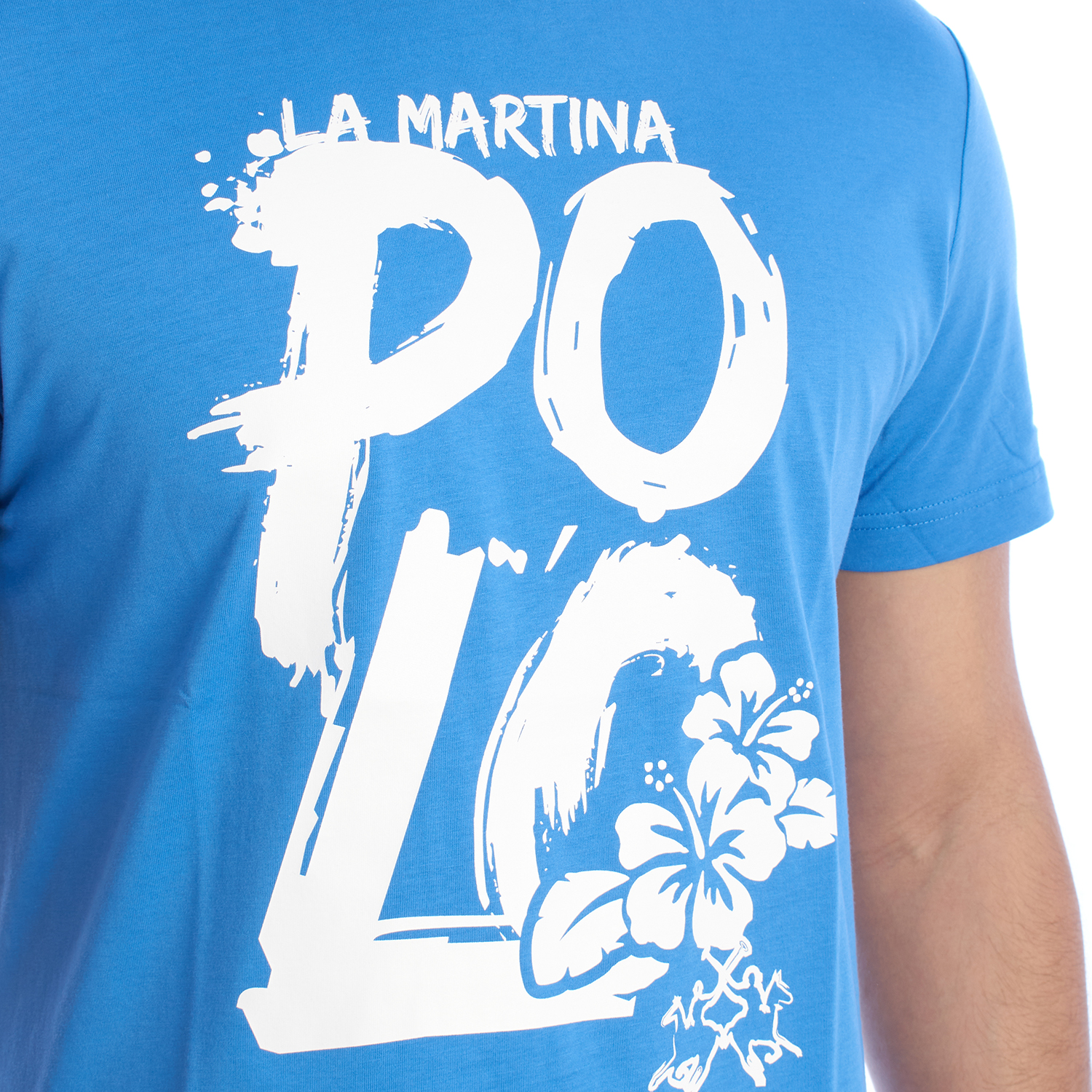LA MARTINA YMR323-JS206 Regular Fit kortärmad t-shirt för män herr – bild 2
