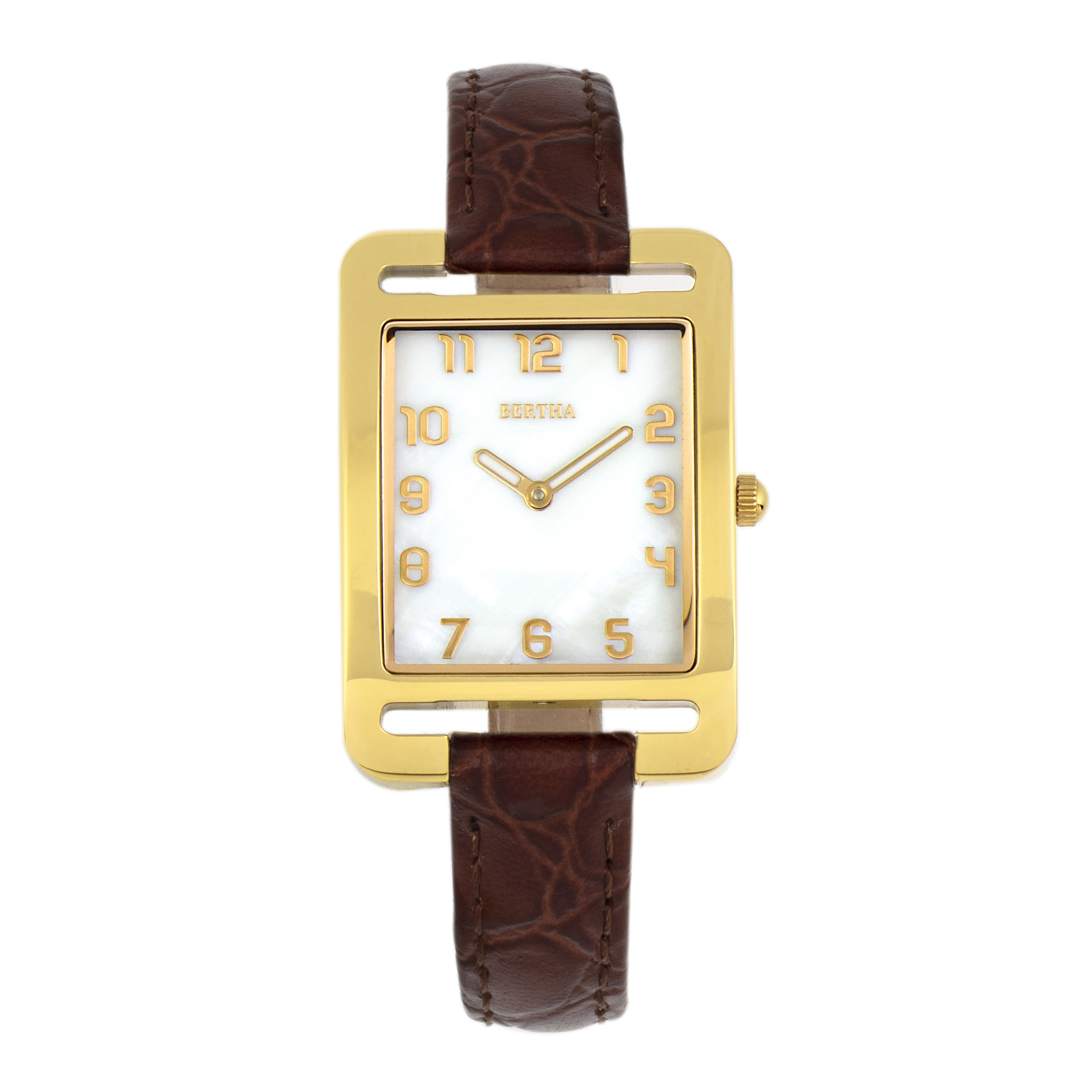 Bertha Marisol Swiss MOP Lederarmbanduhr