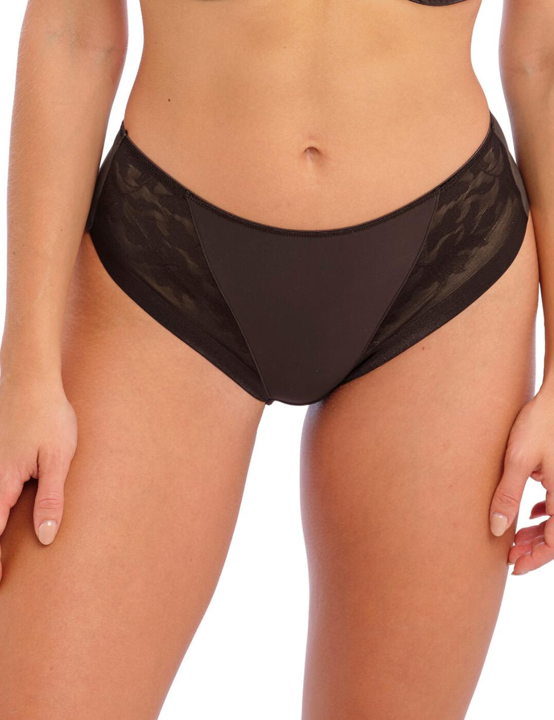 Fantasie Womens 2985 Illusion Brief - Brown Elastane - Size 10 Uk