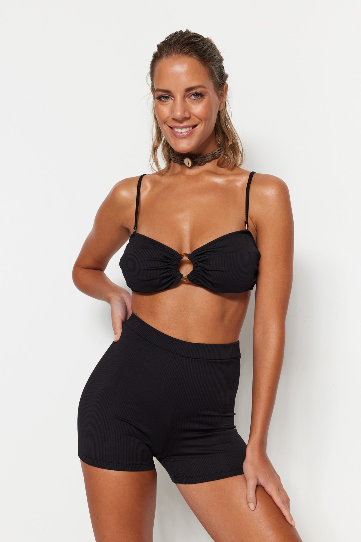 Damernas Hög midja Bikiniunderdel