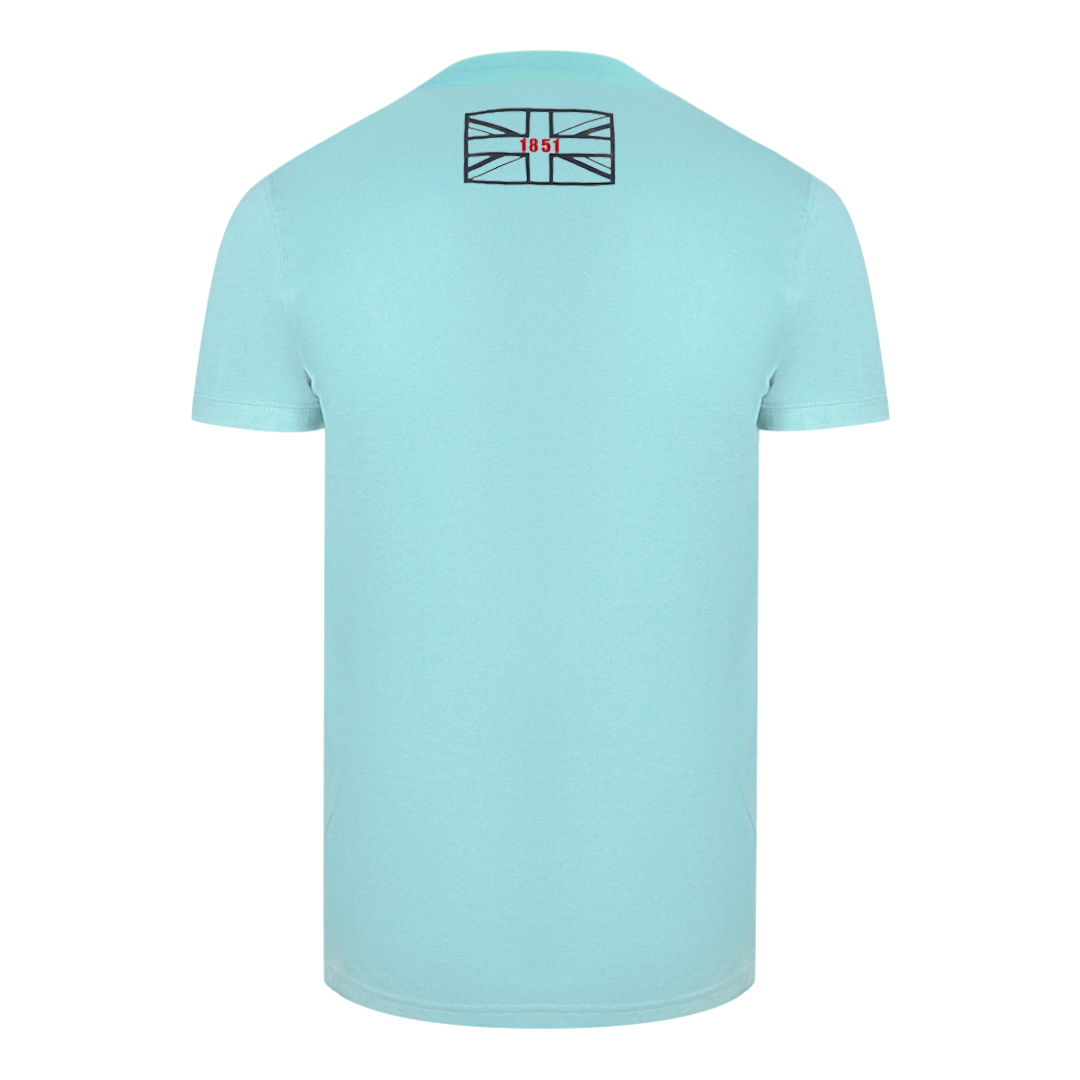 Aquascutum Script Logo Grå T-shirt herr – bild 2