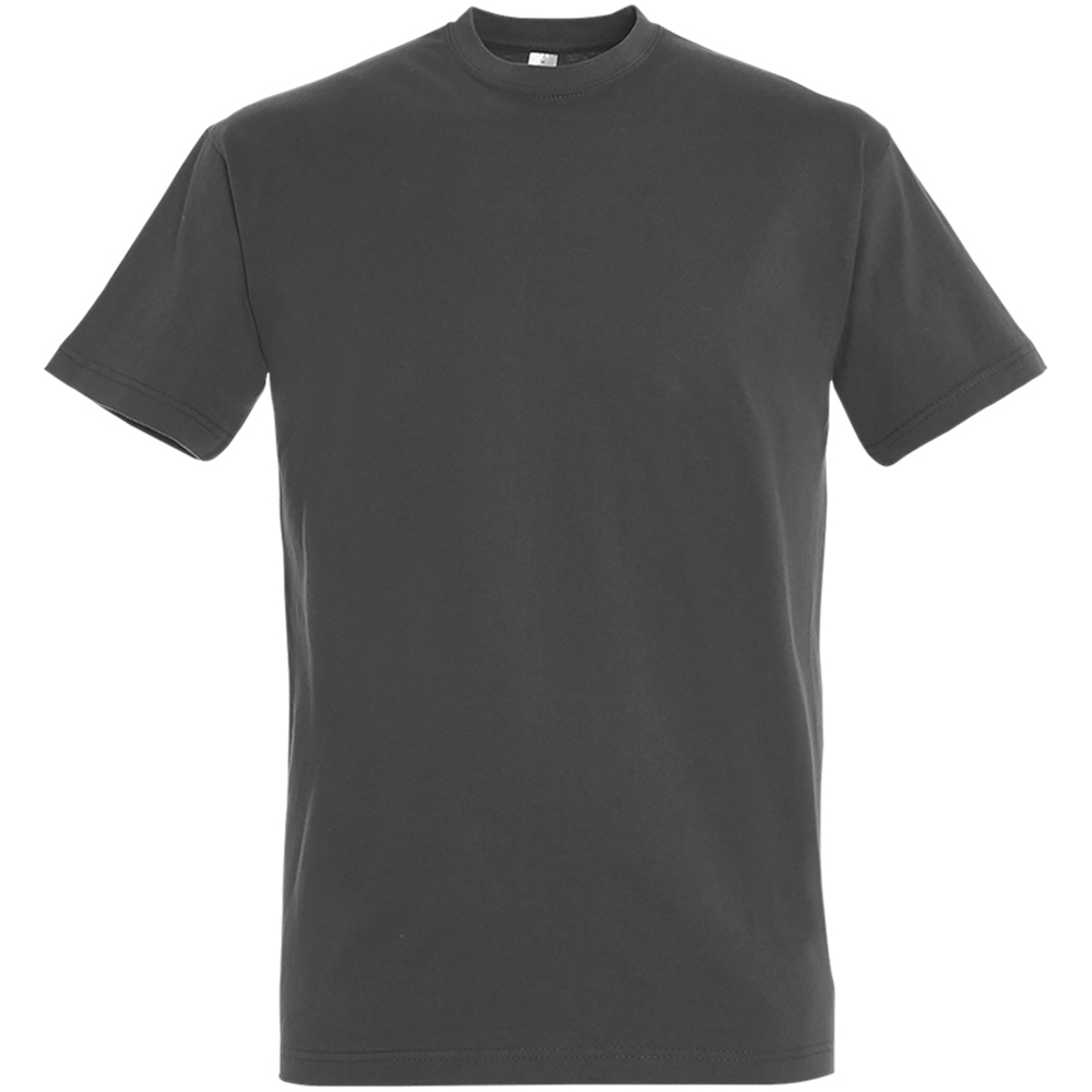 Thumbnail - SOLS Mens Imperial Heavyweight Short Sleeve T-Shirt (Dunkelgrau)
