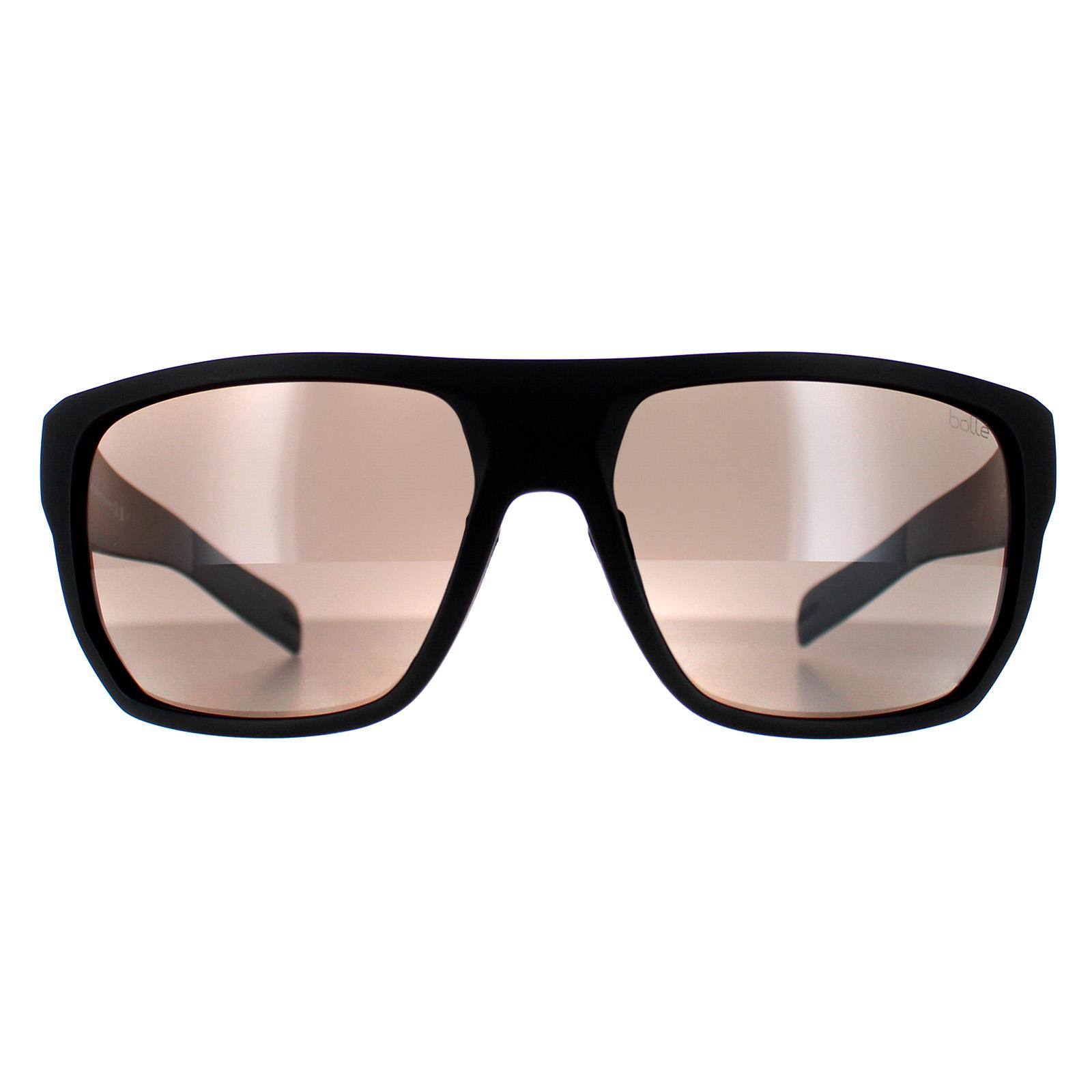 Bolle Wrap Unisex Matte Black Volt+ Gun Polarized Vulture - One Size