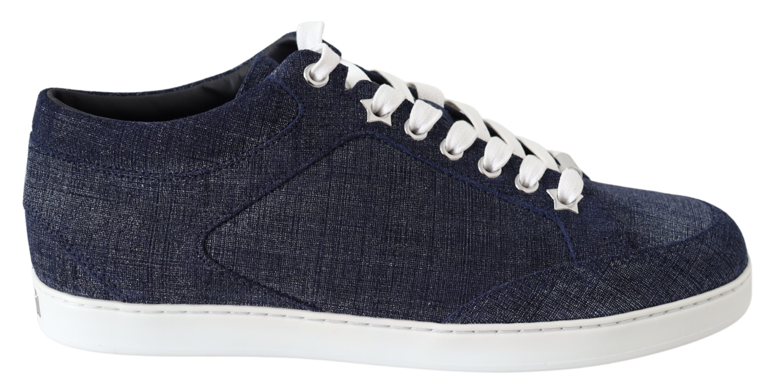 Thumbnail - Jimmy Choo Women's Miami Blue Denim Sneakers