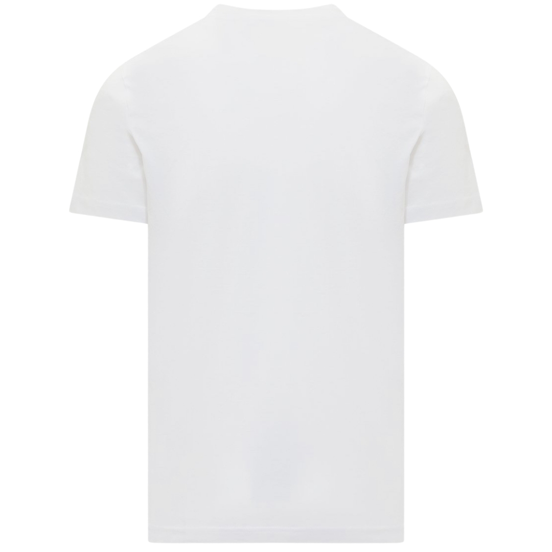 Diesel Dot Logo Vit T-shirt herr – bild 2