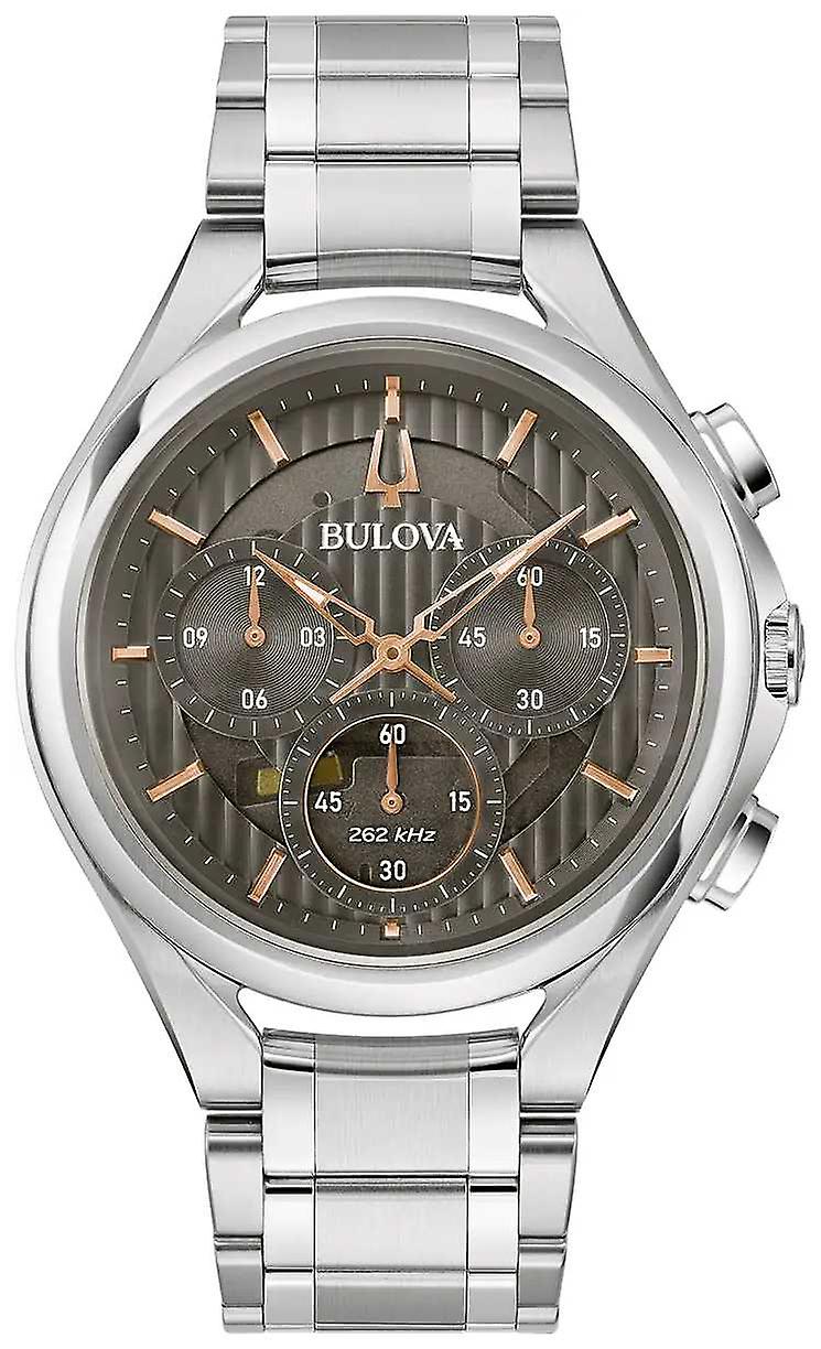 Thumbnail - Bulova Curv Silber Herren Armbanduhr 96A298
