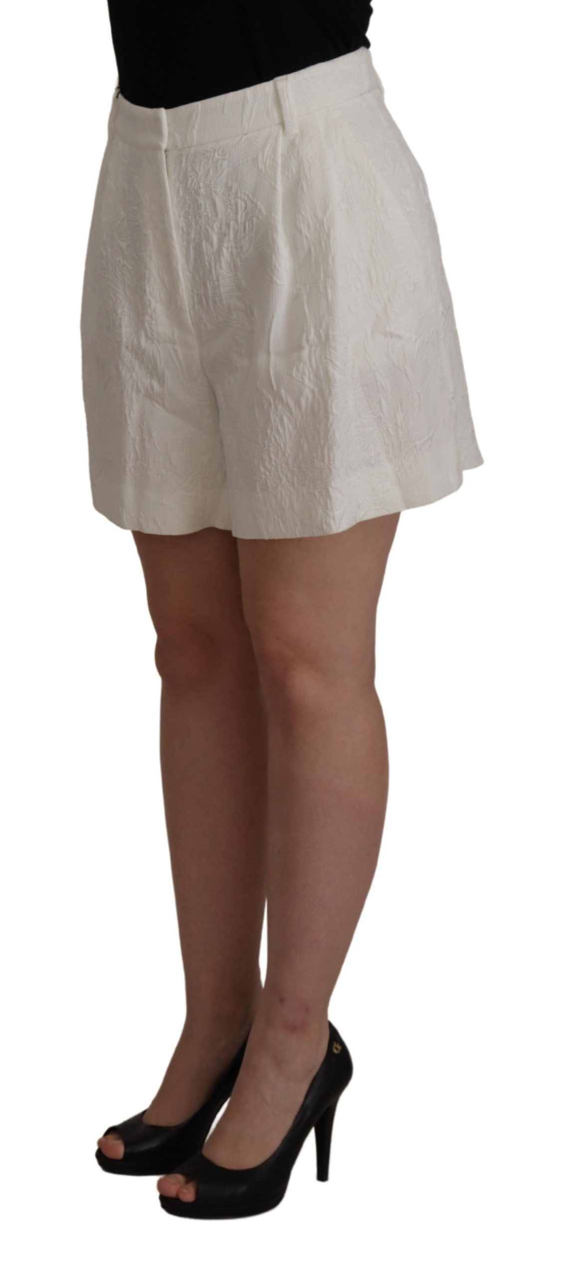 Dolce&Gabbana Högmidjade Culotte Bomull Damshorts – bild 2