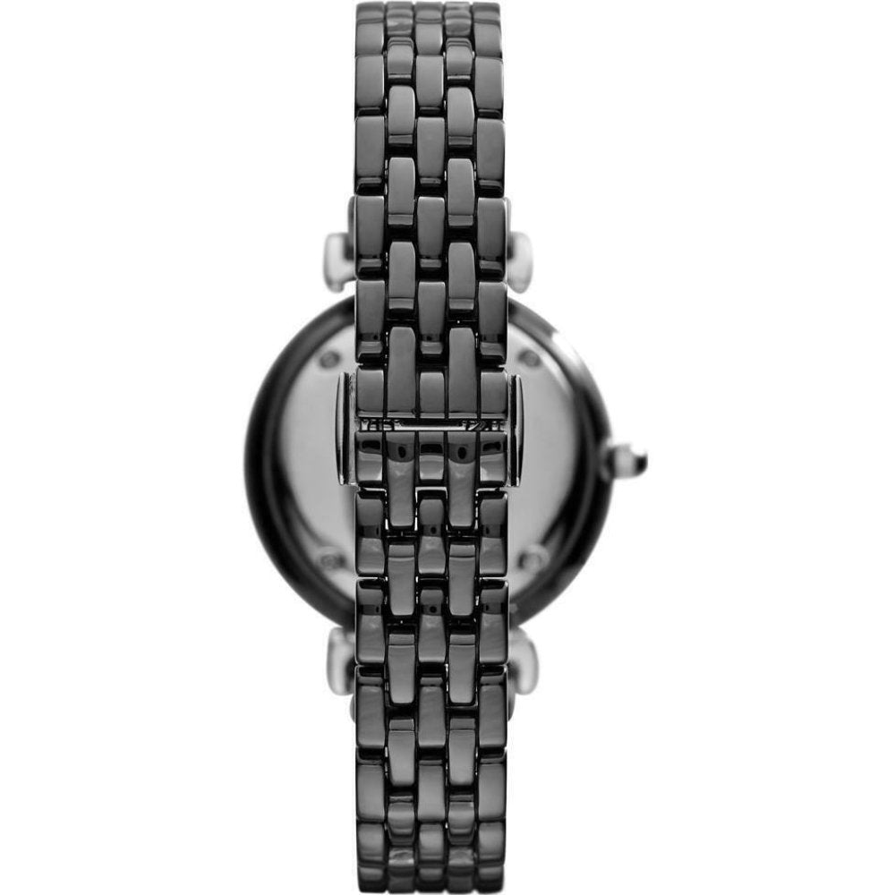 Emporio Armani AR1487 Svart keramisk damklocka – bild 2