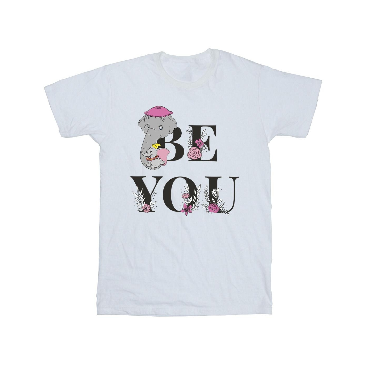 Thumbnail - Disney - "Dumbo Be You" T-Shirt für Mädchen (Weiß)