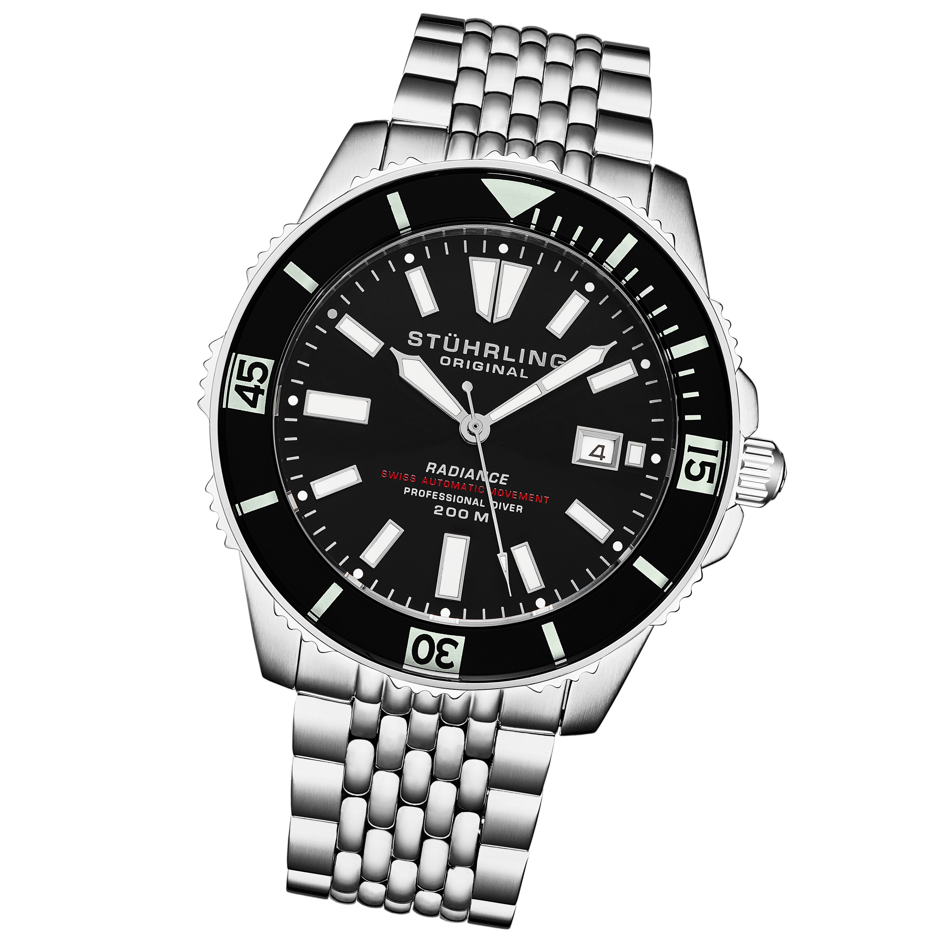 Stührling Schweizisk automatisk klocka Radiance 1006 43 mm herr – bild 2