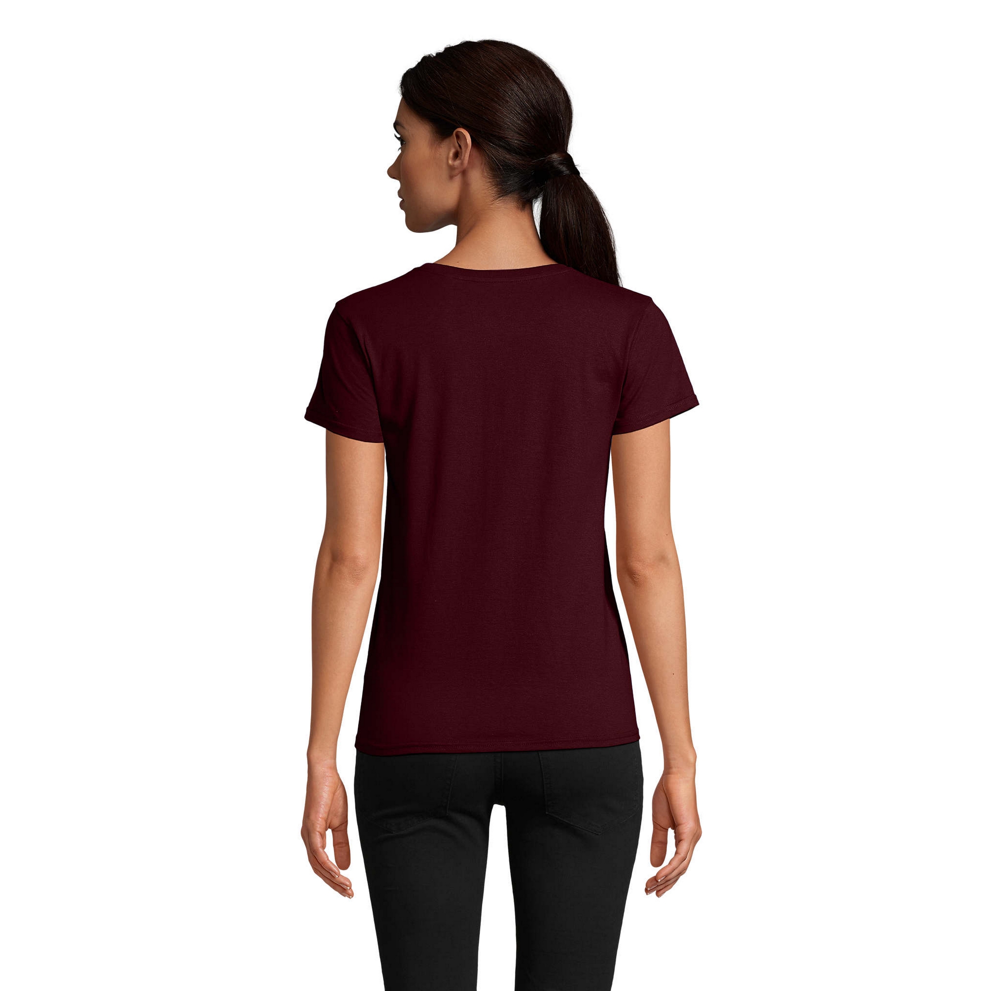 SOLS Pioneer T-shirt dam/dam (Bourgogne) – bild 2
