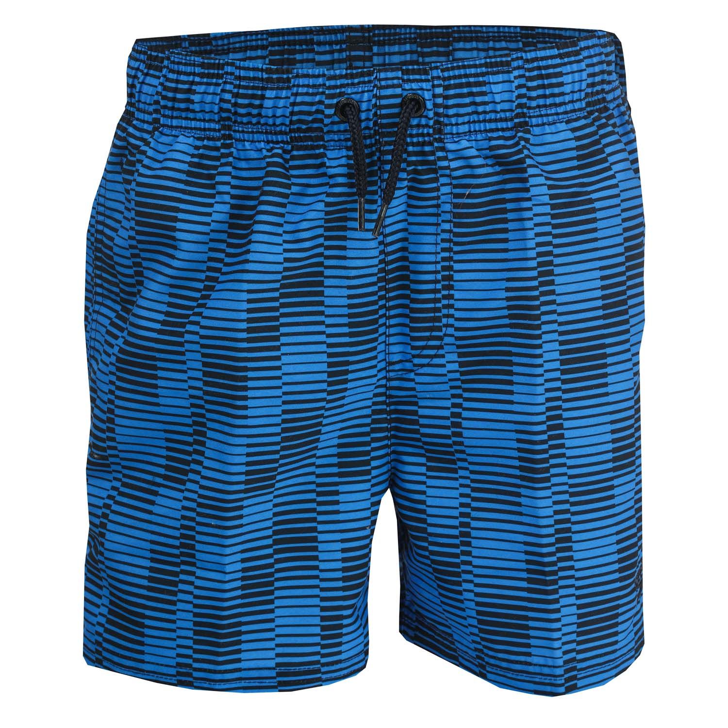 Boy's Speedo Junior Allover Print Swim Short in Navy