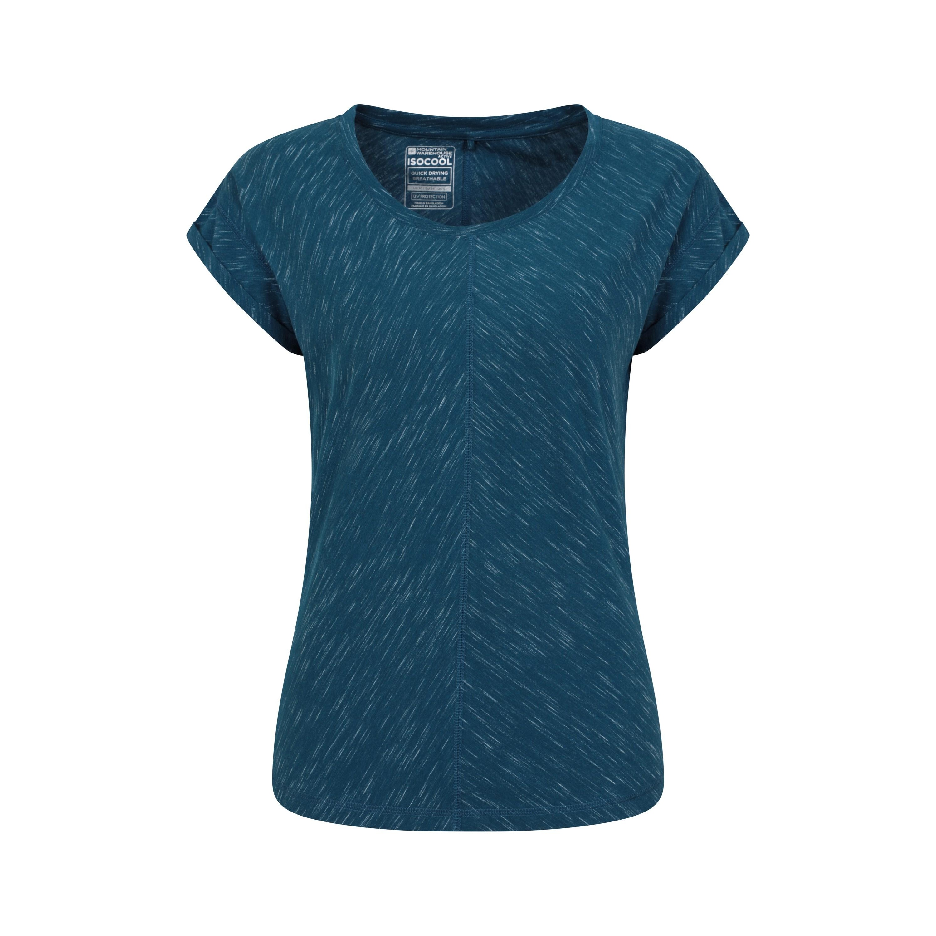 Mountain Warehouse Womens/Ladies Retreat T-Shirt (Dark Teal) - Size 8 UK