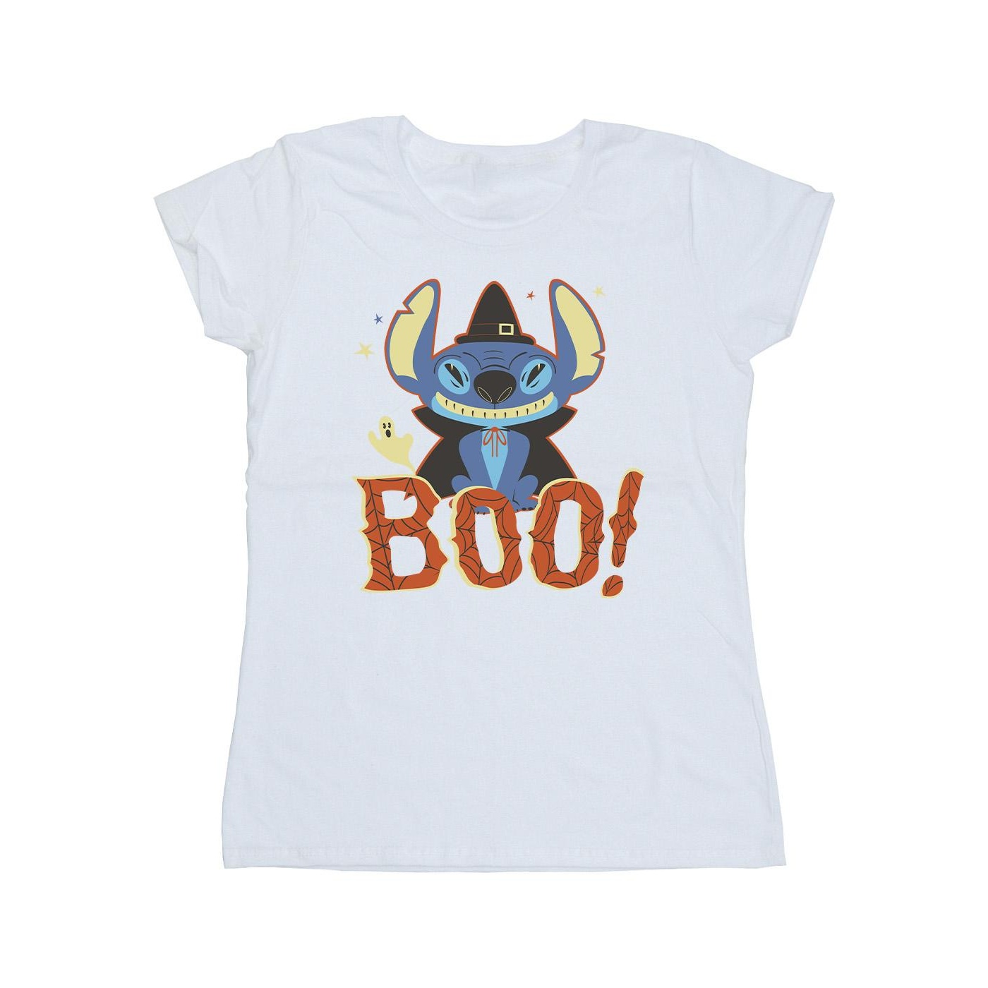 Thumbnail - Disney - "Boo!" T-Shirt für Damen (Weiß)