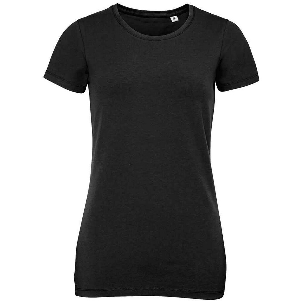 Thumbnail - SOLS - "Millenium" T-Shirt für Damen (Schwarz)