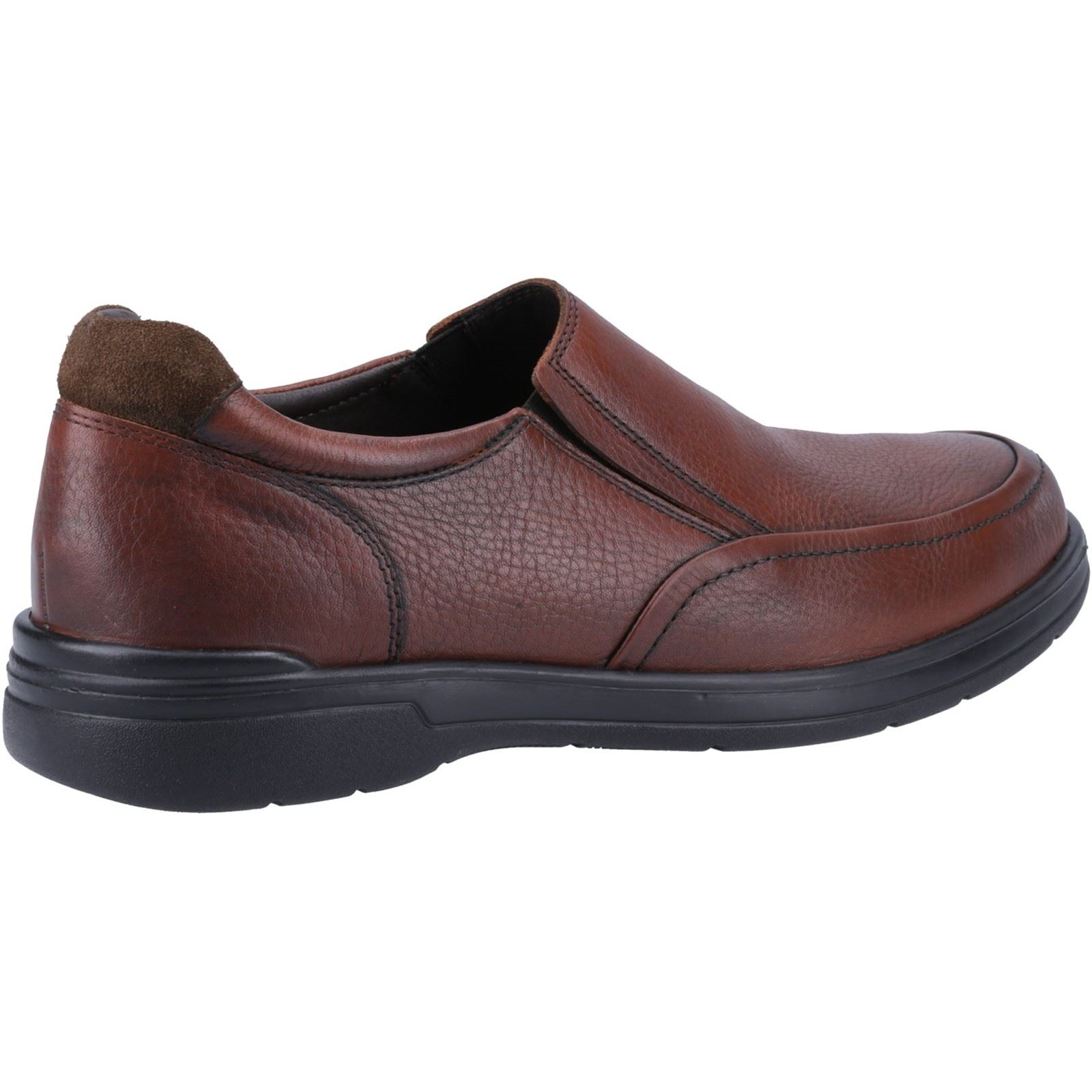 Matthew läder brun loafers för män 2