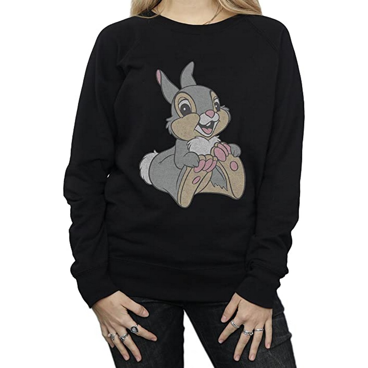 Thumbnail - Disney - "Classic" Sweatshirt für Damen (Schwarz)