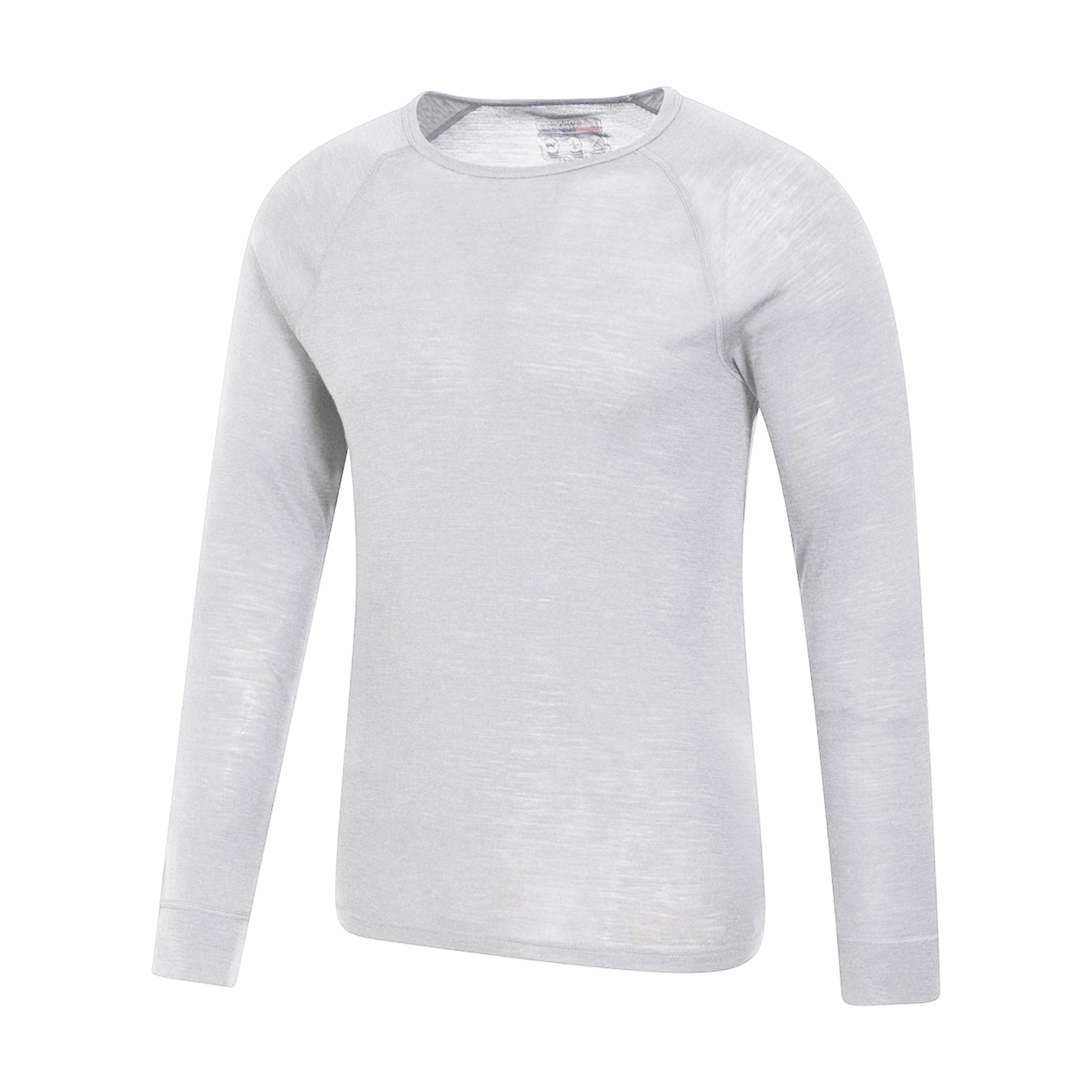 Mountain Warehou Mens Merino Wool Thermal Top (Vit) t-shirts herr – bild 2