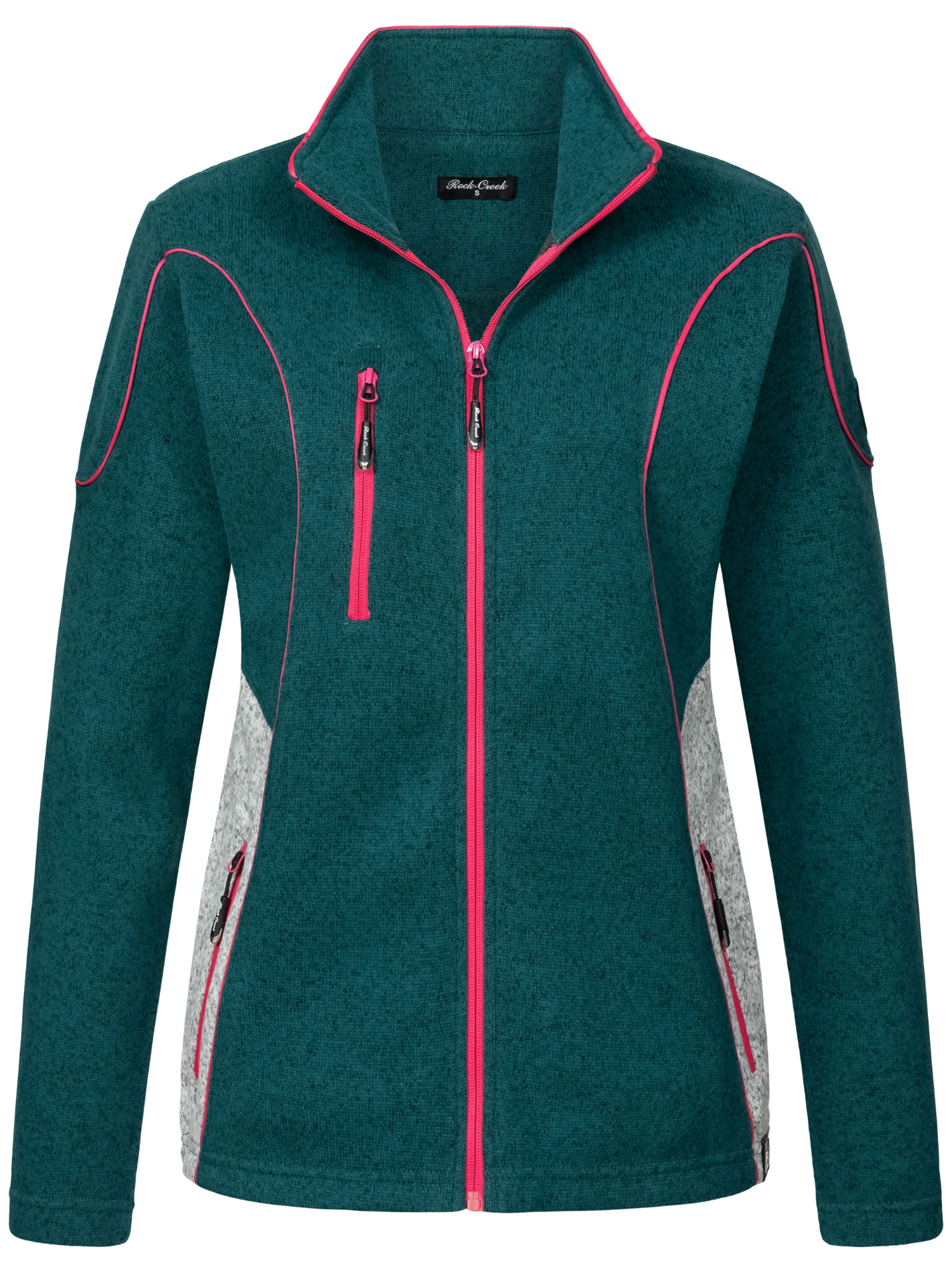 Thumbnail - Rock Creek Fleecejacke Dunkeltürkis