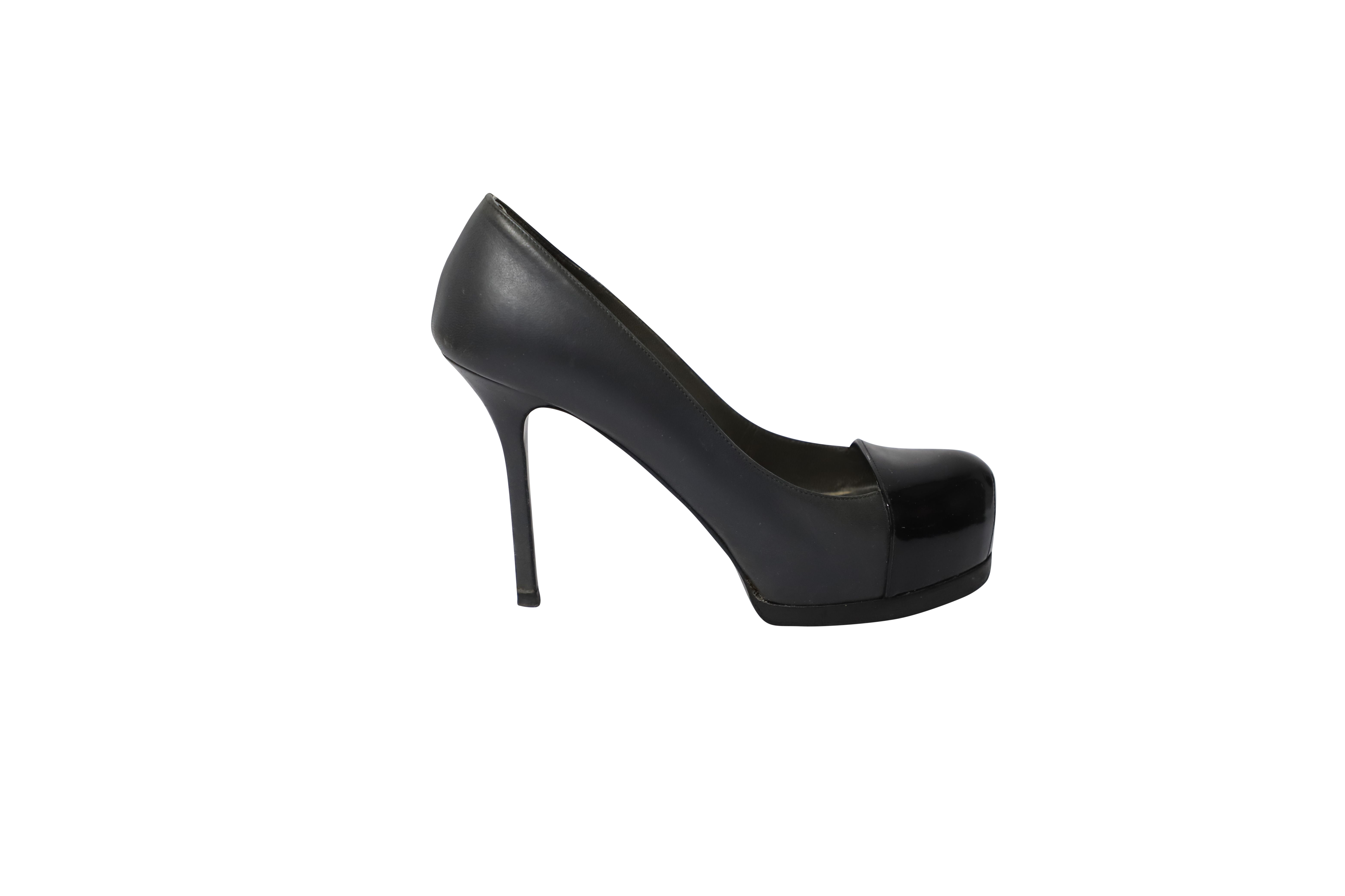 Saint Laurent Pumps i Svart Läder
