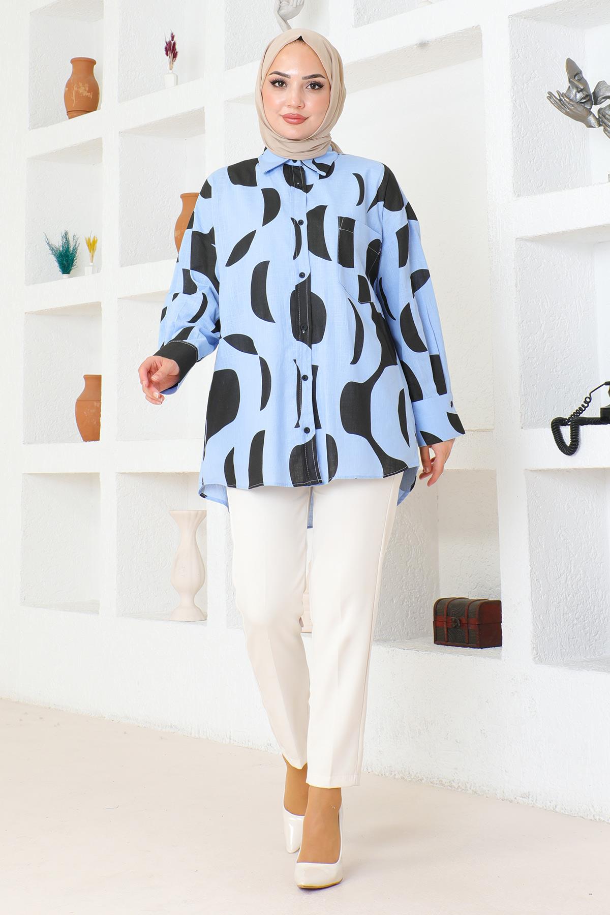 Thumbnail - Detailliertes gemustertes Tunika