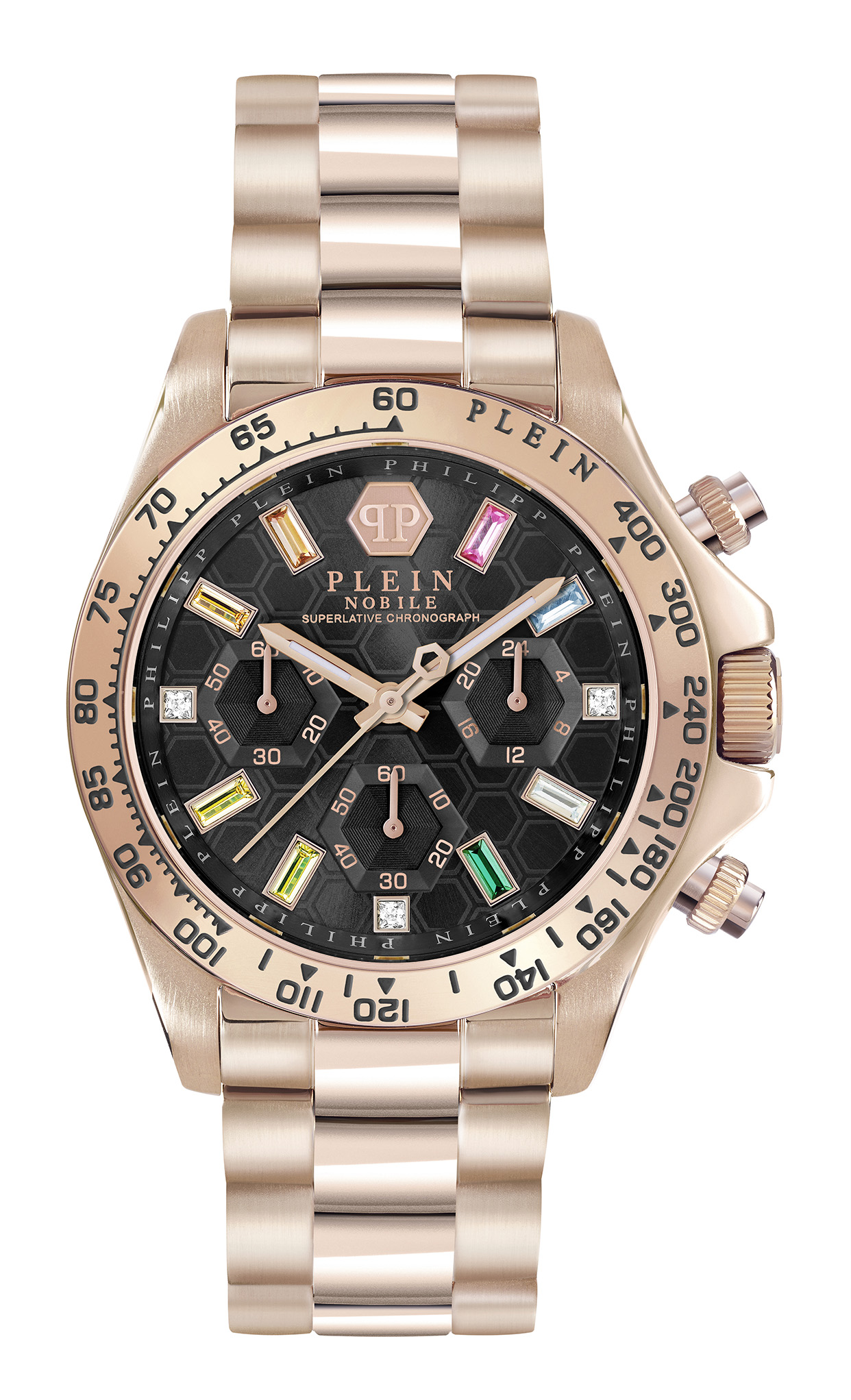 Thumbnail - Philipp Plein Nobile Lady Damenrose-Gold-Uhr PWSBA0423
