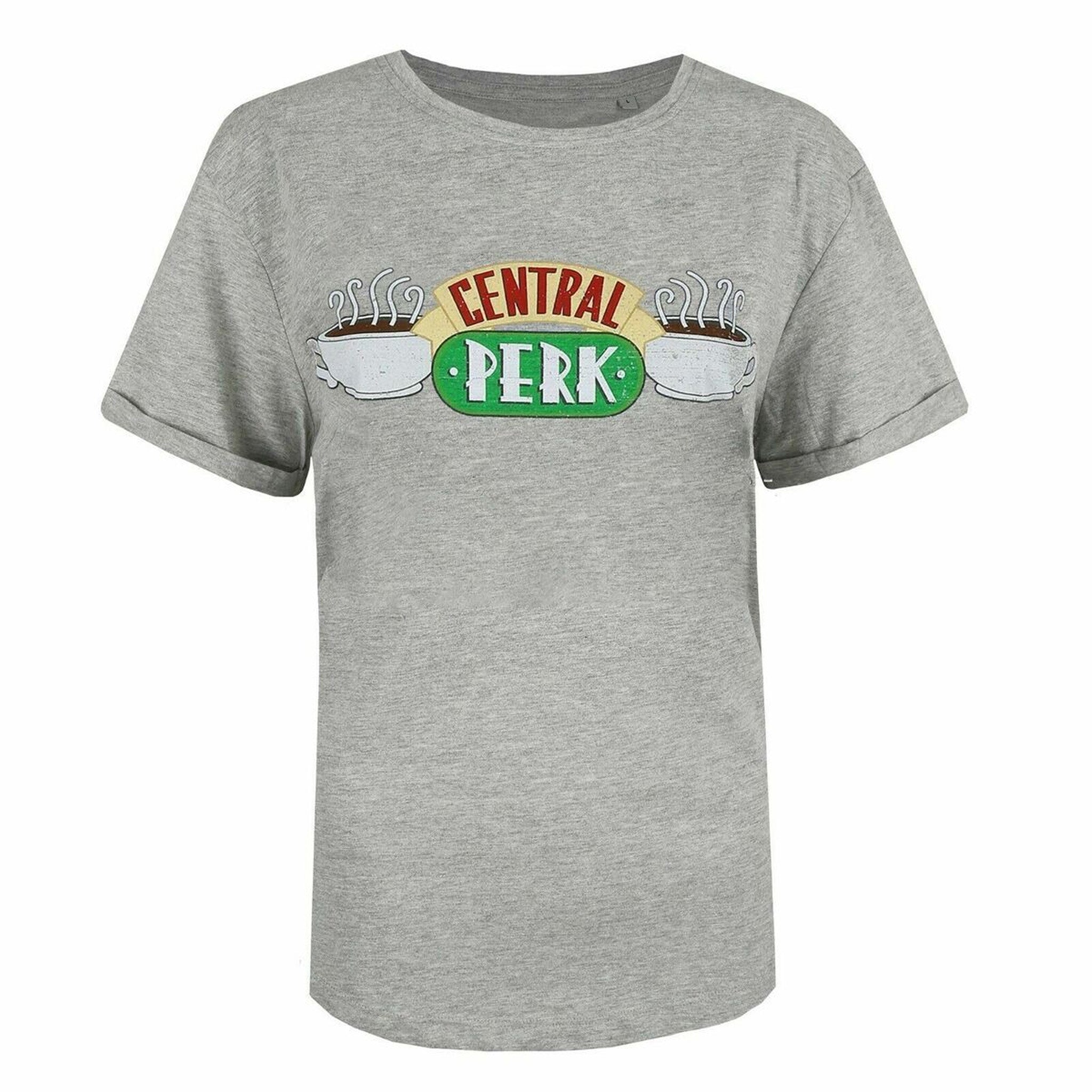 Thumbnail - Friends Central Perk Damen T-Shirt, Grau